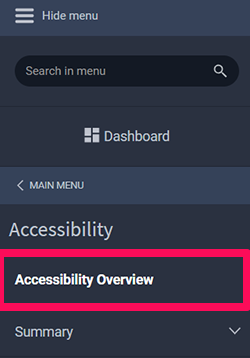 Choose Accessibility Overview