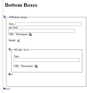 Bottom Box Element Blank